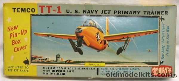 Strombecker 1/48 Temco TT-1 Navy Primary Trainer, D36-100 plastic model kit